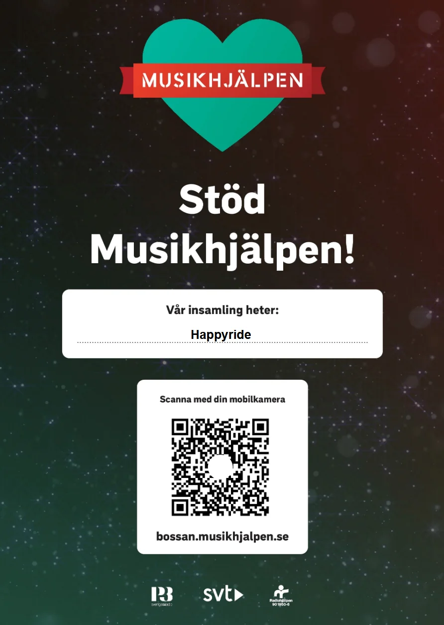 QR-koden funkar bara i SWISH! =)
