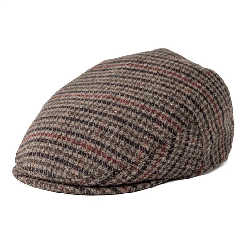 Chester-plaid-wool-flat-cap-brown.webp