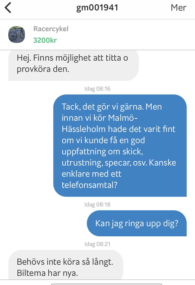 Köpa äldre Bianchi SL3 - önskar tips och råd - Happyride