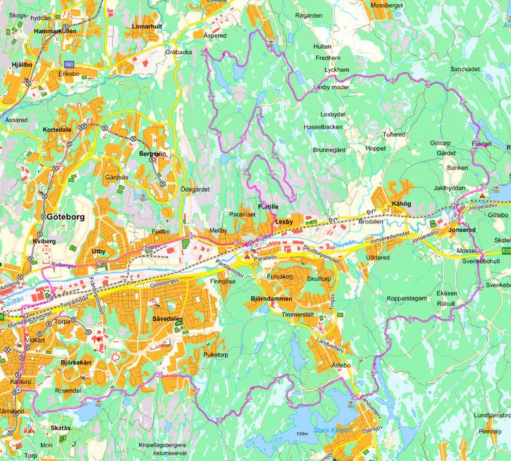 lärjeleden karta Happy Long Ride]   Göteborg, Våffelturen/Paradiset, 10.00 