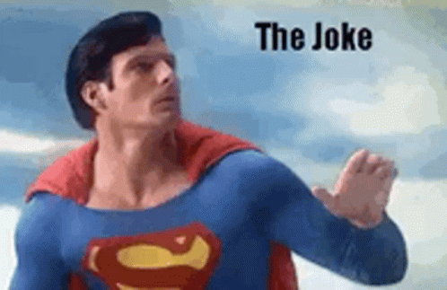 superman vs joke.gif
