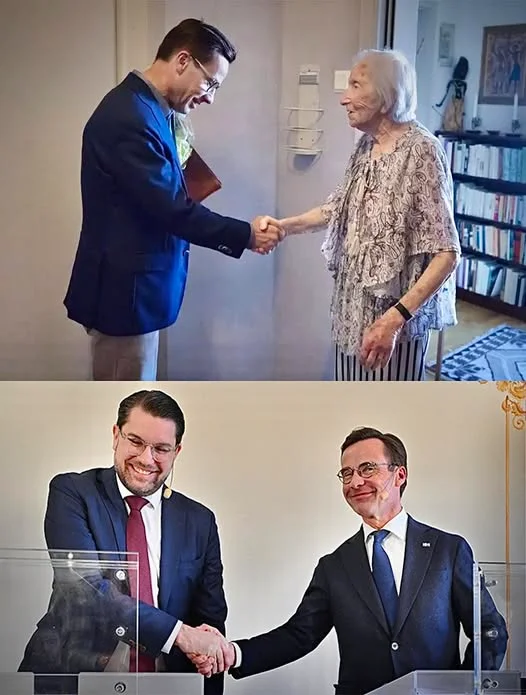 Ulf Kristersson &  Hédi Fried vs Ulf Kristersson & Jimmy Åkesson.webp