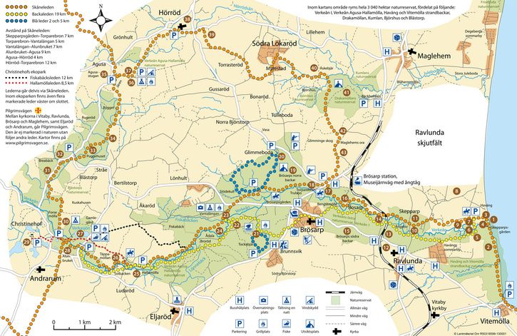 cykla på österlen karta Cykla på Österlen, Simrishamn (gyllebo)   Happyride