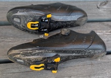 Shimano RP9 Landsvägsskor (Kolfiber, BOA) inkl. nya SPD-SL klossar – Storlek 43