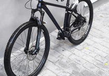 White hardtail mtb