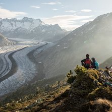 Aletsch-glaciären är mäktig!. Foto: Pascal Gertschen.