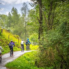Vissa delar av Printse går på asfalterade cykelv. Foto: Florian Bouvet-Fournier.
