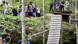 Floda MTB-festival förra året (2023) filmat med en potatis