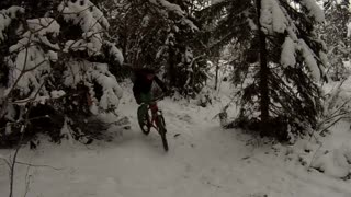 Vintercykelglädje