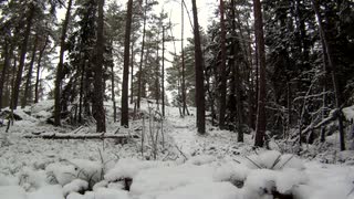 Snö, BB-cyklar och gubbar