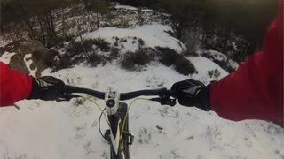 HappyRide i ett snöigt Sisjön 20140126