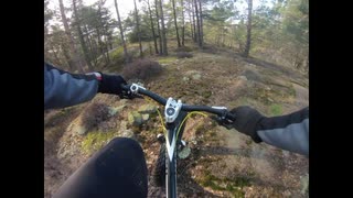 HappyRide i Sisjön 20140309 på fina och ovanliga stigar