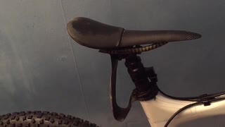 Improviserad dropper mudguard