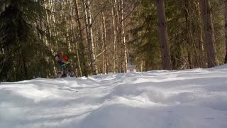 Vintercykling i Umeå