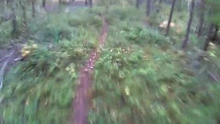Sträcka 4 på Leksand fäbod-enduro