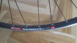 MTB fälg monterad för 1a gången