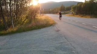 Mhenry på väg hem. Tänndalen