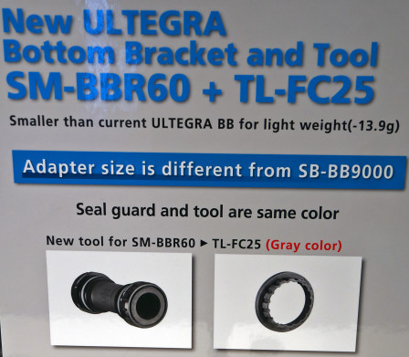 Ultegra SM-BB60 med nytt monteringsverktyg