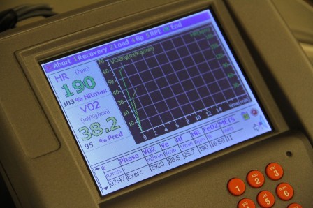 Kurvorna fortfarande på väg uppåt under VO2max-test