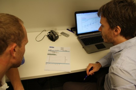 Grafer analyseras och träningsprogram tas fram