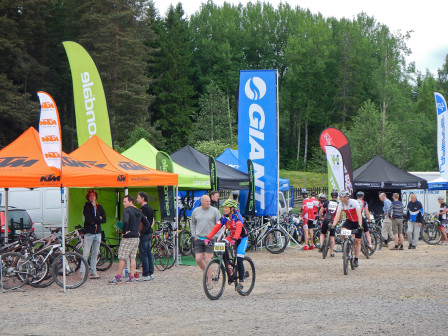 Demovillage på Scandinavian Outdoor Games.