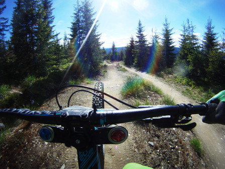 Parklöypa påminner om Järvsös Barbro, fast lite färre hopp men med mer fallhöjd. Foto: Bengt Luthman