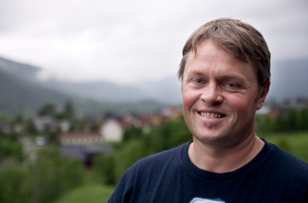 Snorre Pedersen, stigbyggare extraordinaire. Foto: Bengt Luthman