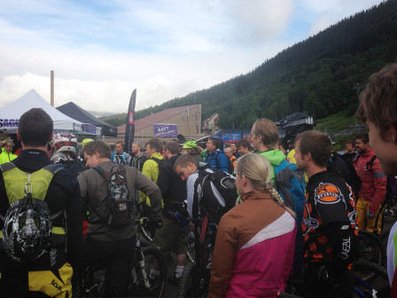 Samling innan starten