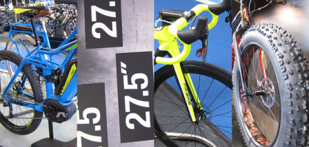 Eurobike 2013 bjöd på elcyklar, 27.5", landsvägsskivbromsar och feta däck.