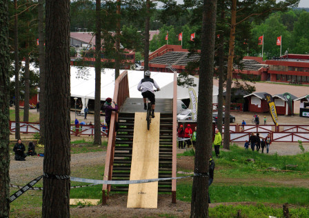 Den spektakulära rampen som avslutade SS5.