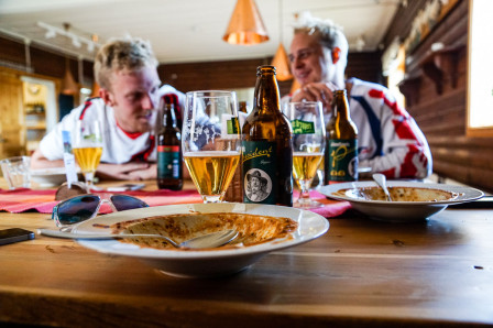 Uppätet på Blåhammaren. Foto: Björn Olsson Uppätet på Blåhammaren. Foto: Björn Olsson