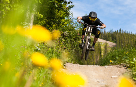 Olle Forsman chainless i chainlesstävlingen. Foto: Thomas Lundman