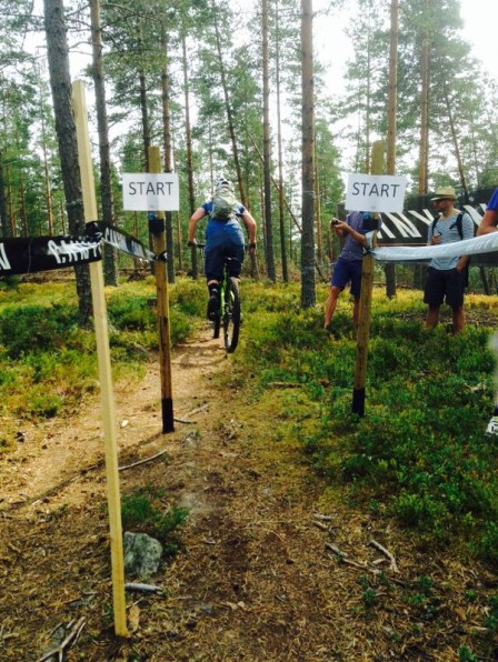 Det var bara att stämpla in ”stickan” och sedan köra på!