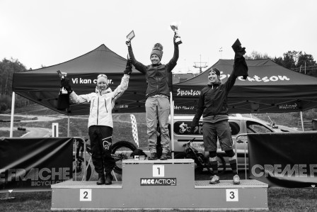 Damernas tävlingsklass vanns av Cecilia Thomasson, följd av Alexandra Löfvander och Annie Söderberg. 