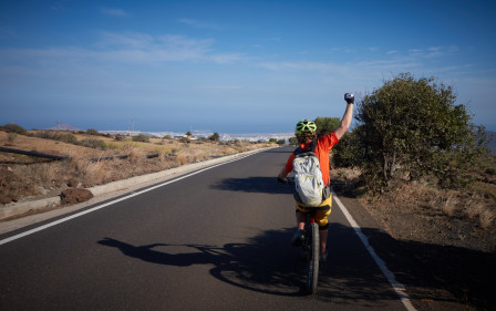 Vi hittade ut! Marran är jätteglad