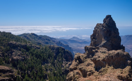 Utsikt från toppen av Gran Canaria