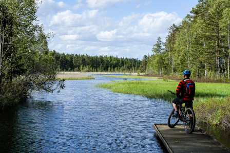 Traktens sjöar lockar till paus.