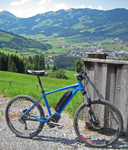 Elcykel + Alperna = en bra kombination