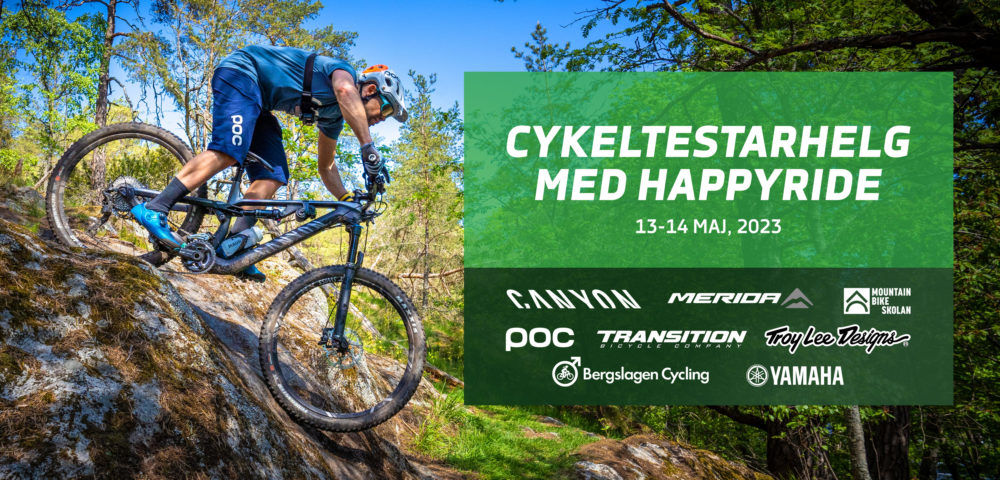 Cykeltestarhelg med Happyride