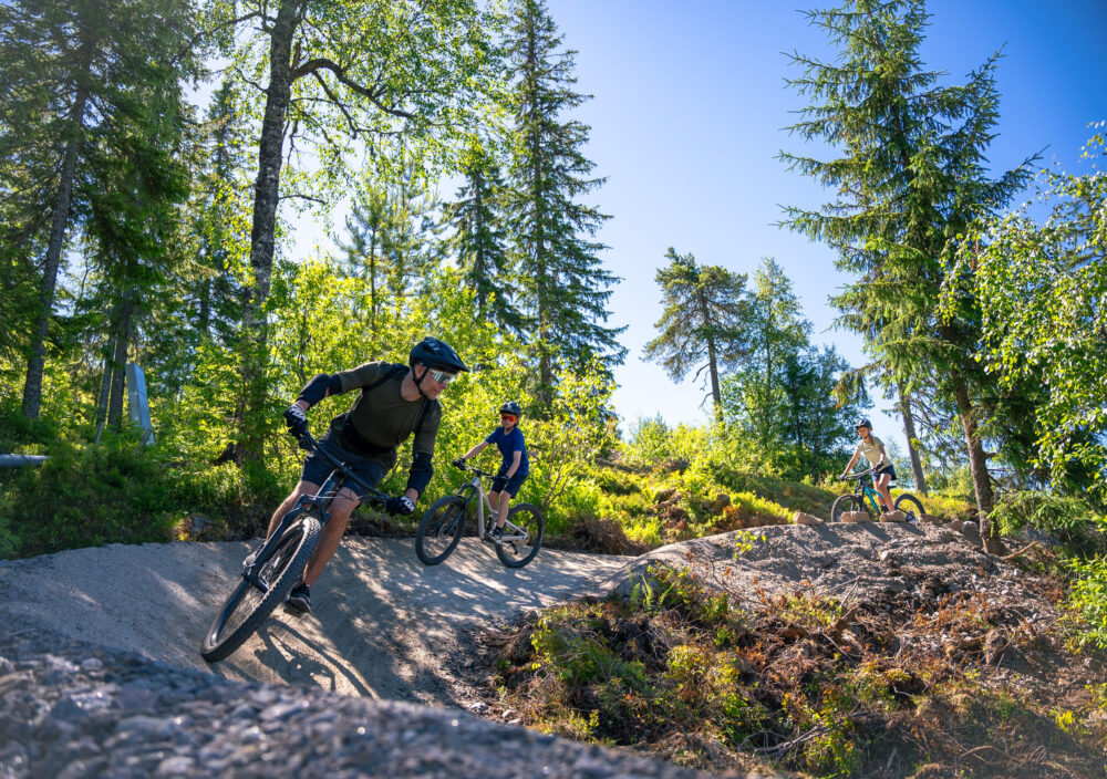 Trailcykling i Branäs
